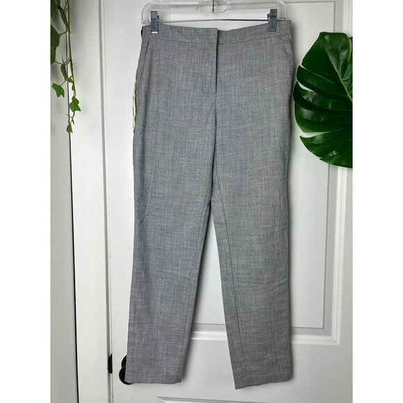 ZARA Trafaluc High-Rise Pull-On Tapered Trouser Pant - Grey Side Stripe -SZ M - Picture 1 of 5